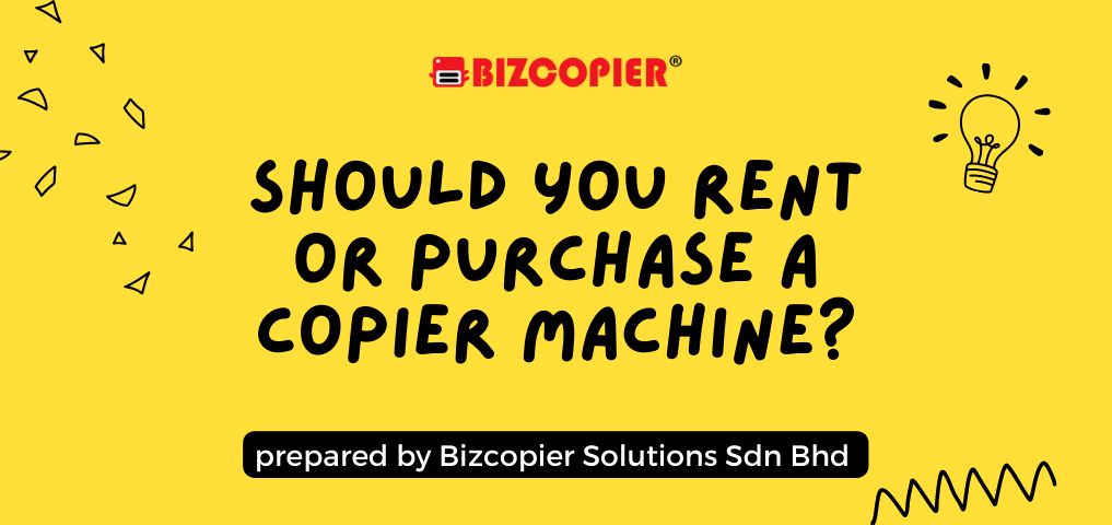 Should You Rent or Purchase A Copier Machine?